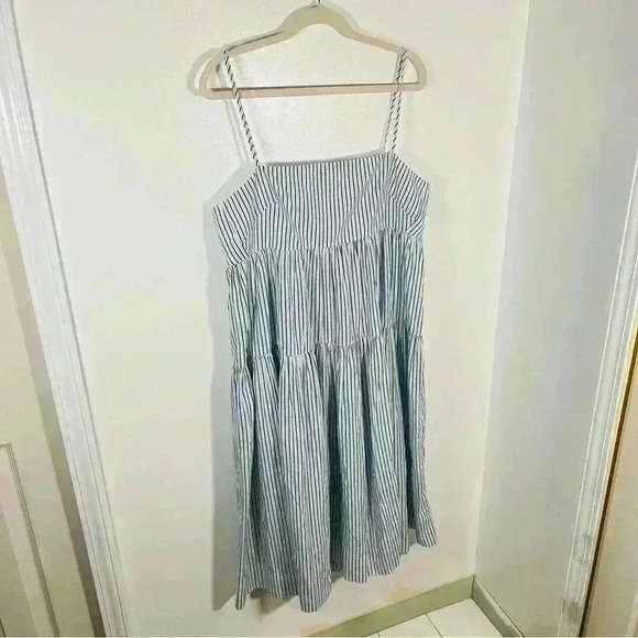 J. Crew Tie-Back Tiered Dress Stripe - Picture 11 of 11